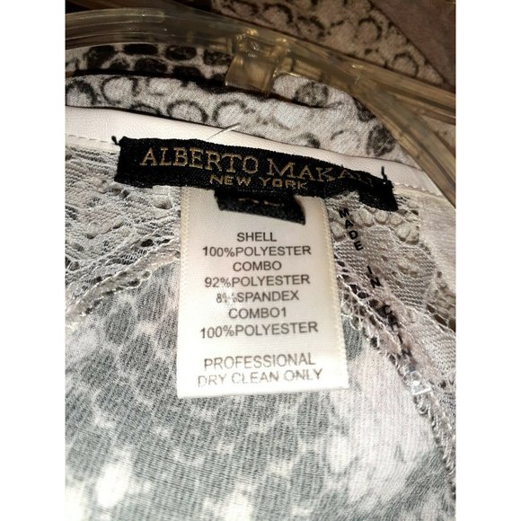 Alberto Makali Snake Print Asymmetrical Top Size XL - Picture 8 of 8